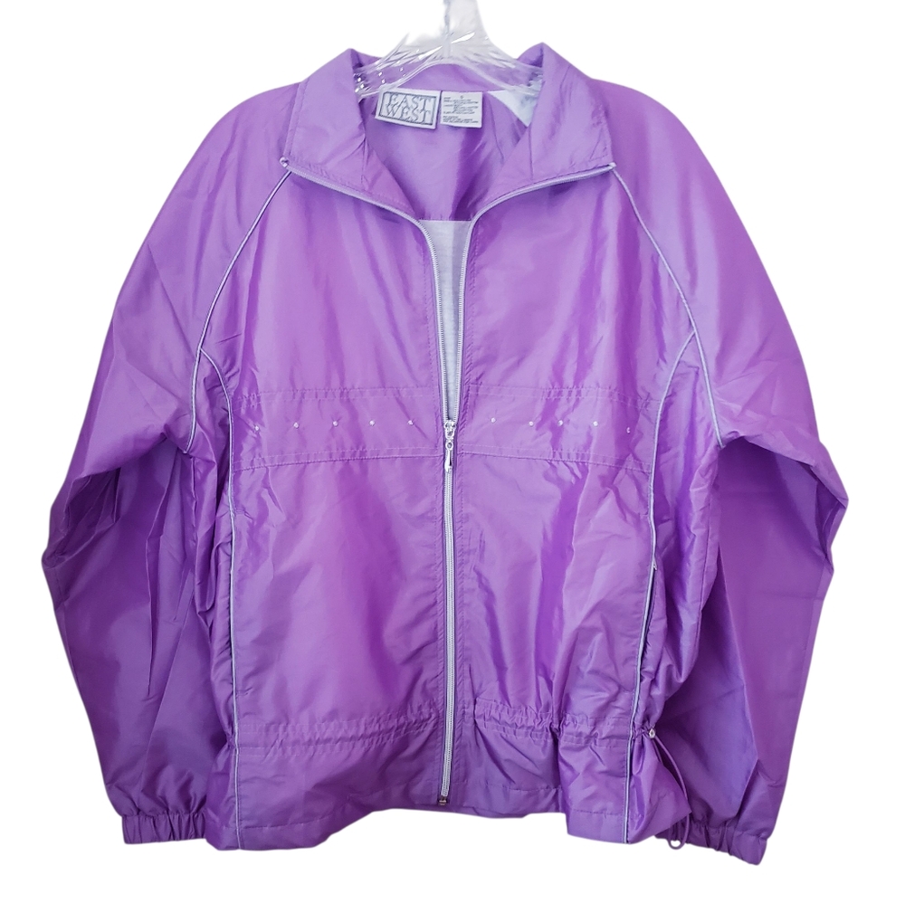 Vintage East West Purple Nylon Windbreaker